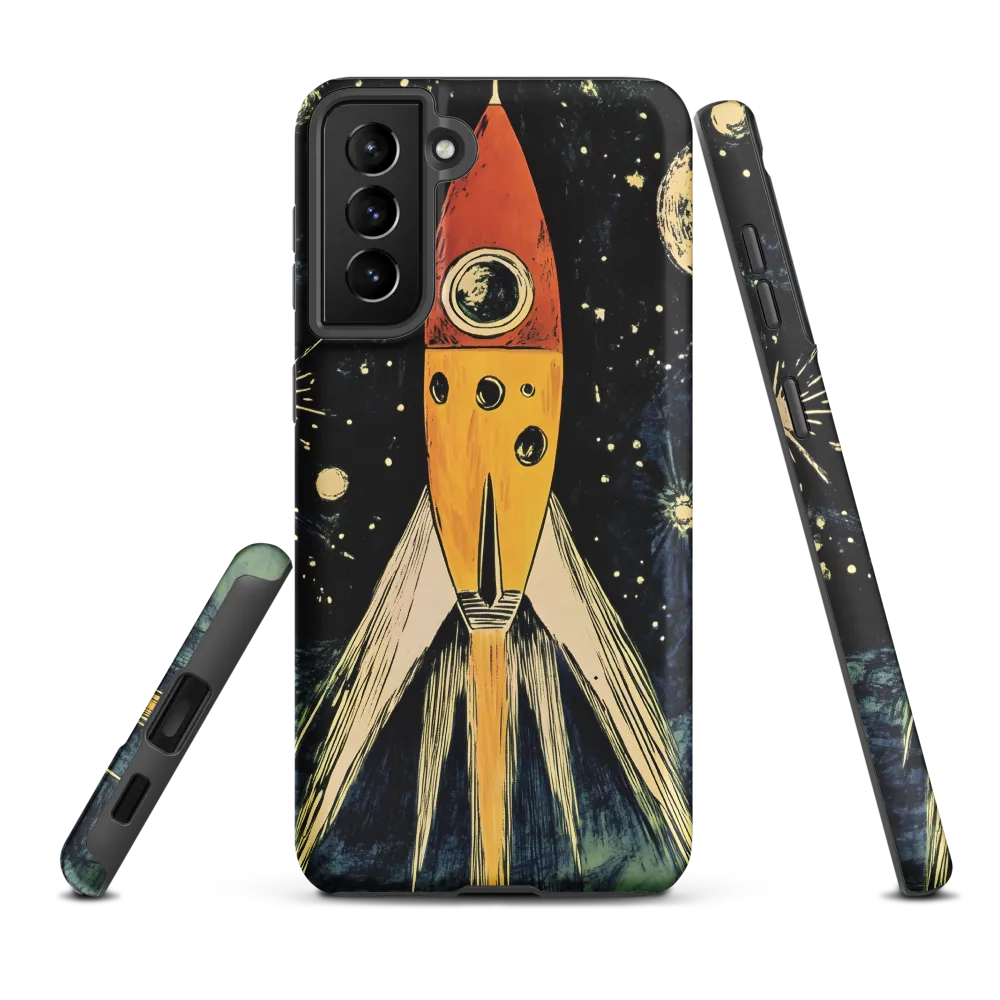 Stellar Launch — Mid‑Century Rocket