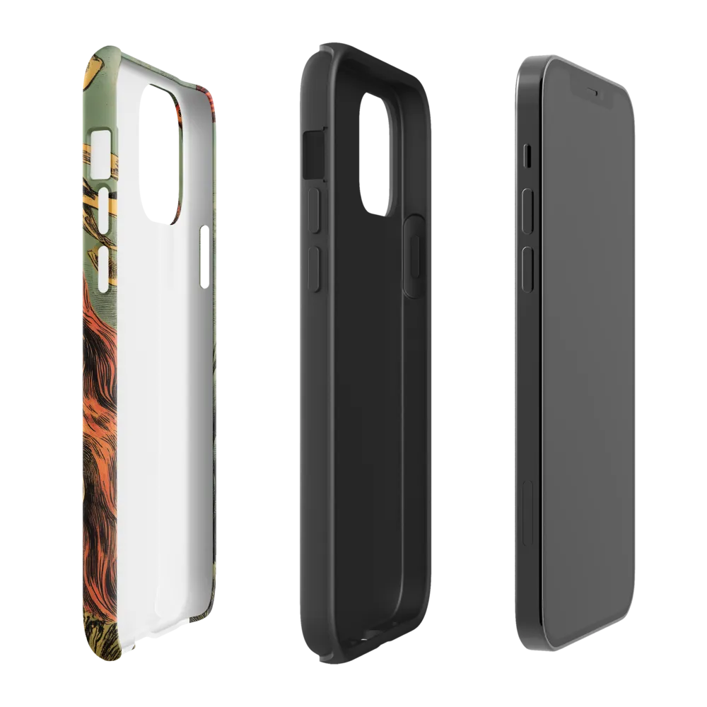 Elegance Beneath the Waves | Phone Case |  12 Pro | Tough Case | Matte