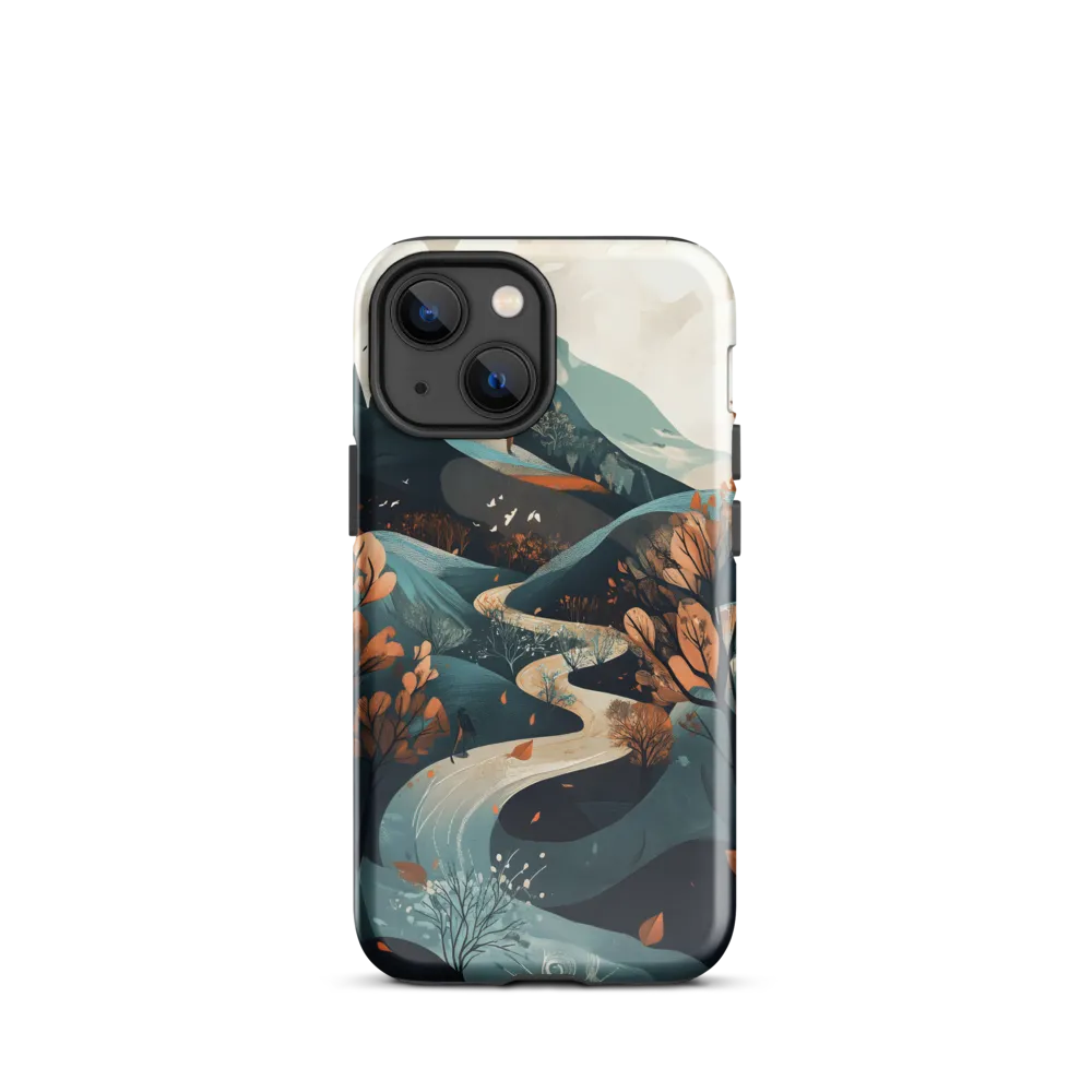 Whispers of Autumn: A Serene Journey | Phone Case |  13 mini | Tough Case | Glossy