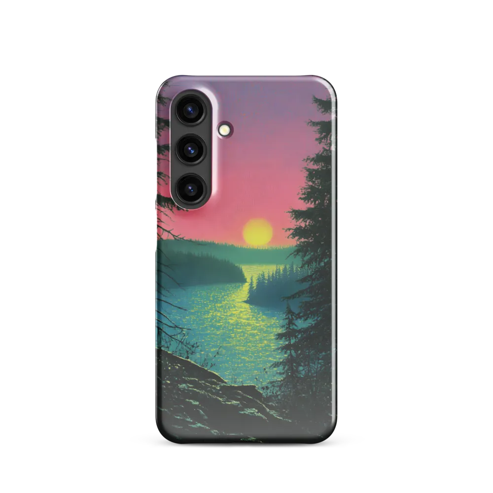 Serene Sunset by the Tranquil River