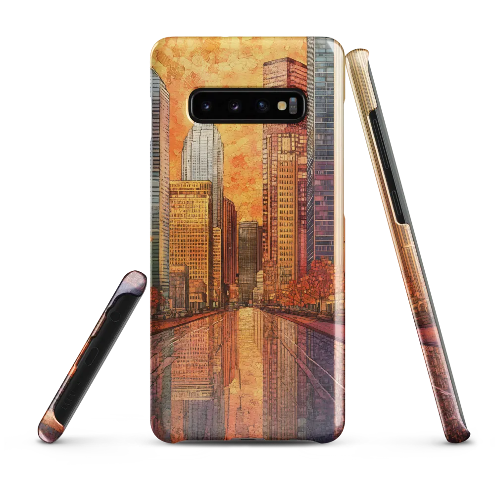 Reflections of a Vibrant City | Phone Case |  S10 Plus | Snap Case | Glossy