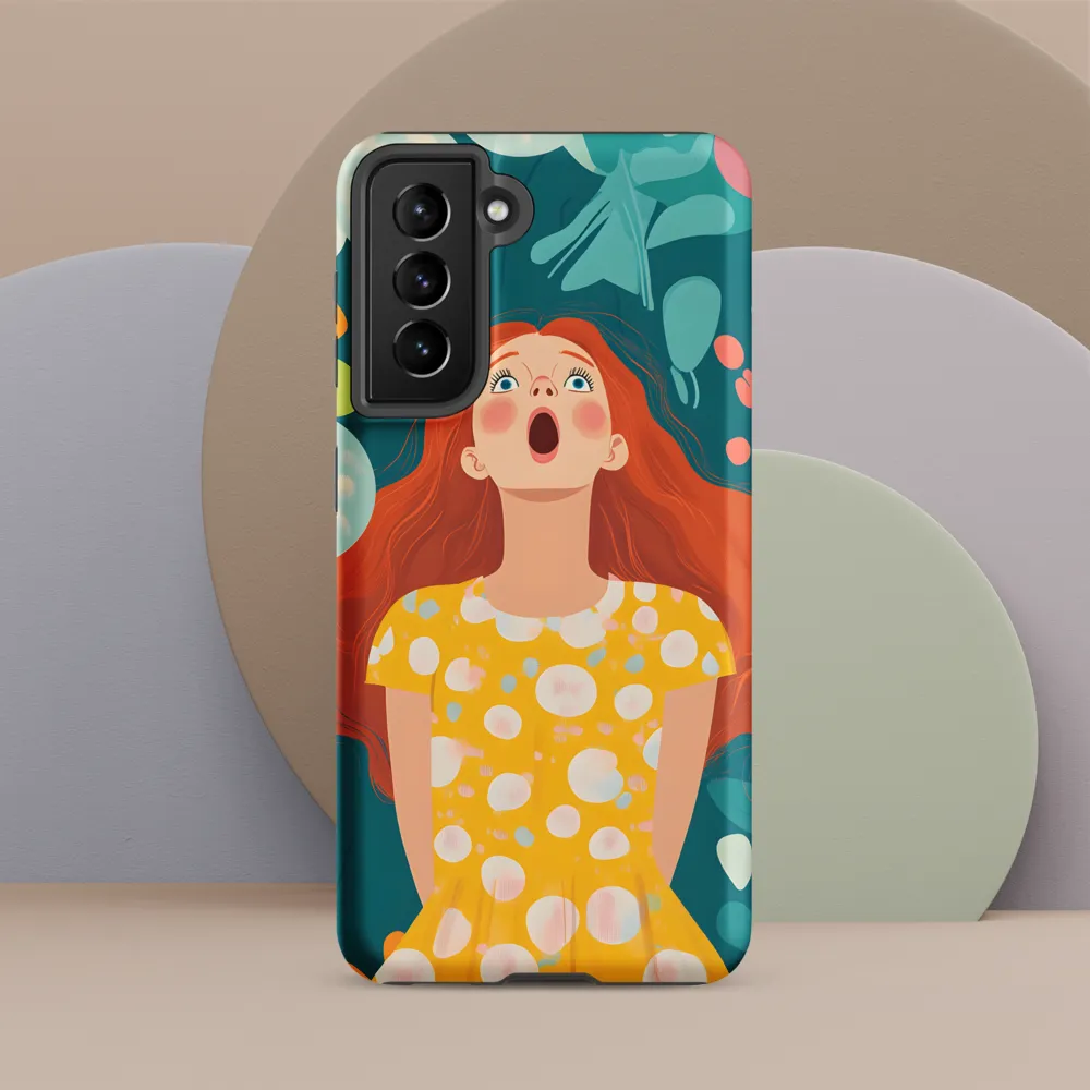 Joyful Expression | Phone Case |  S21 | Tough Case | Matte