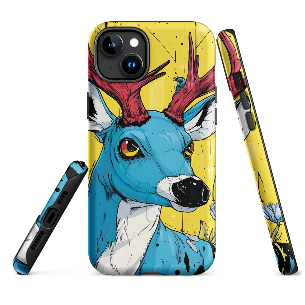 Vivid Antlers: A Modern Take on Nature