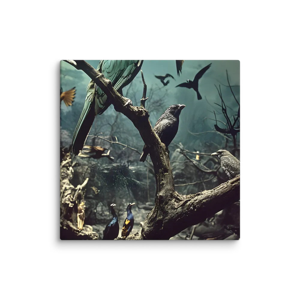 Whispers of the Avian Realm | Canvas | 18″×18″