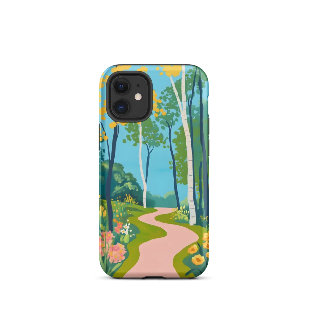 The Winding Path of Nature | Phone Case |  12 mini | Tough Case | Matte