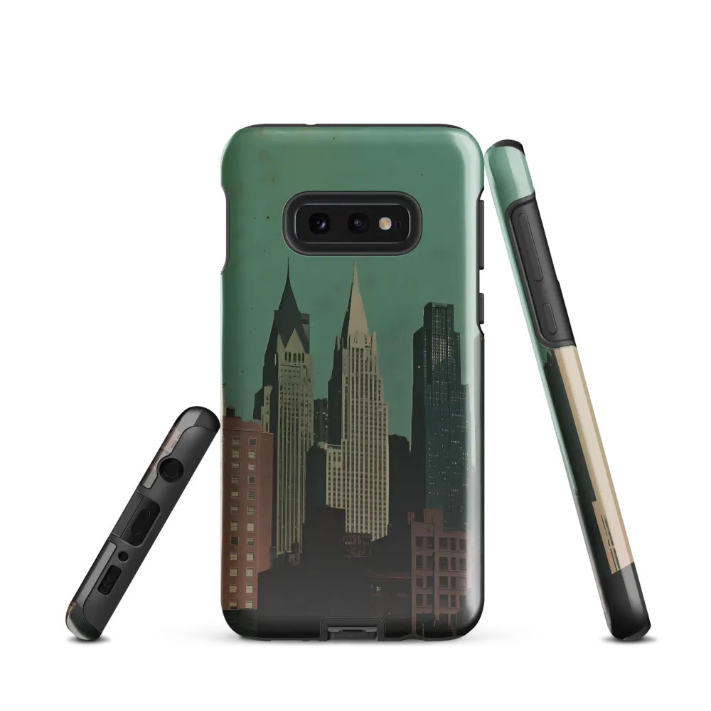 Urban Nostalgia: A Retro Cityscape