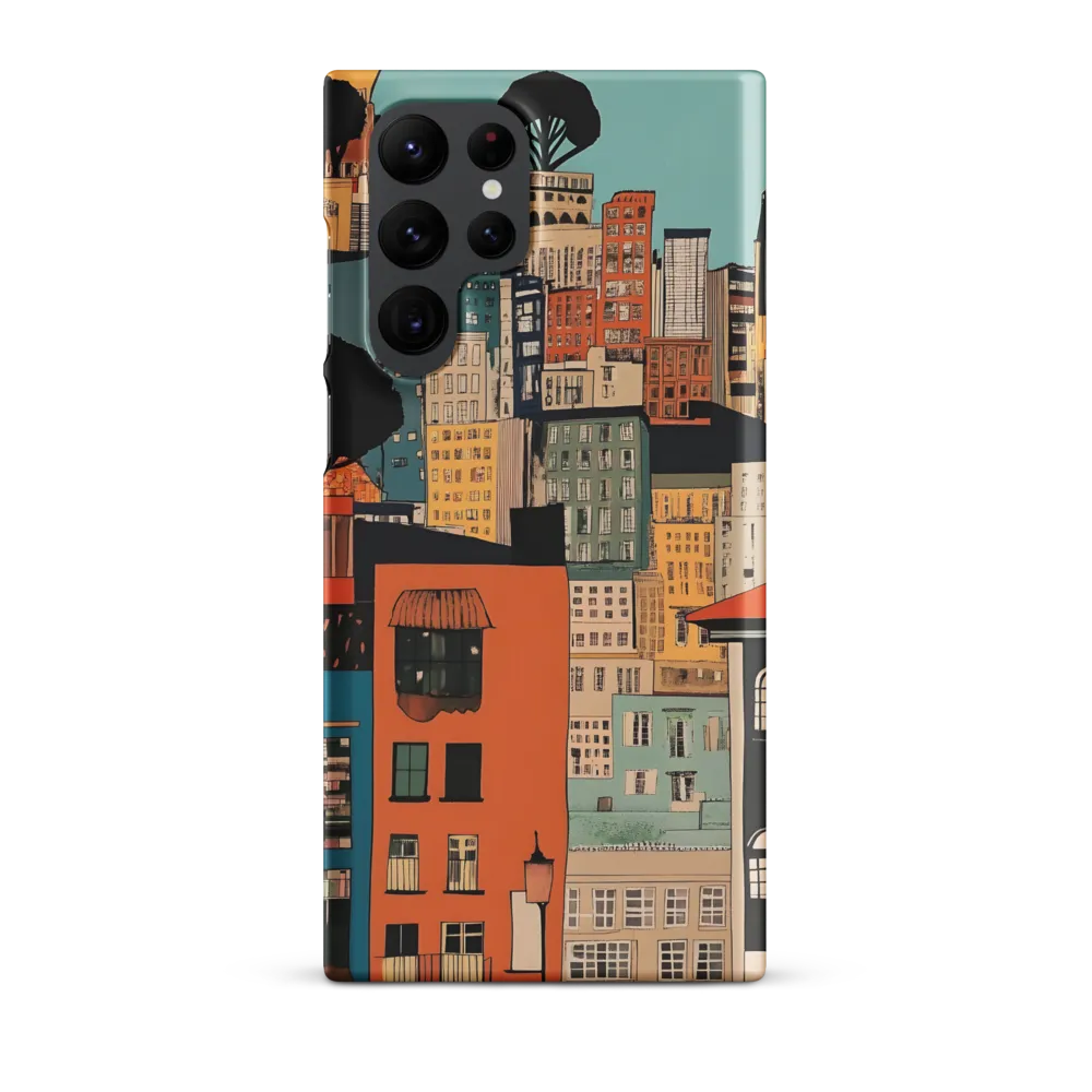 Urban Fusion: A Colorful Cityscape