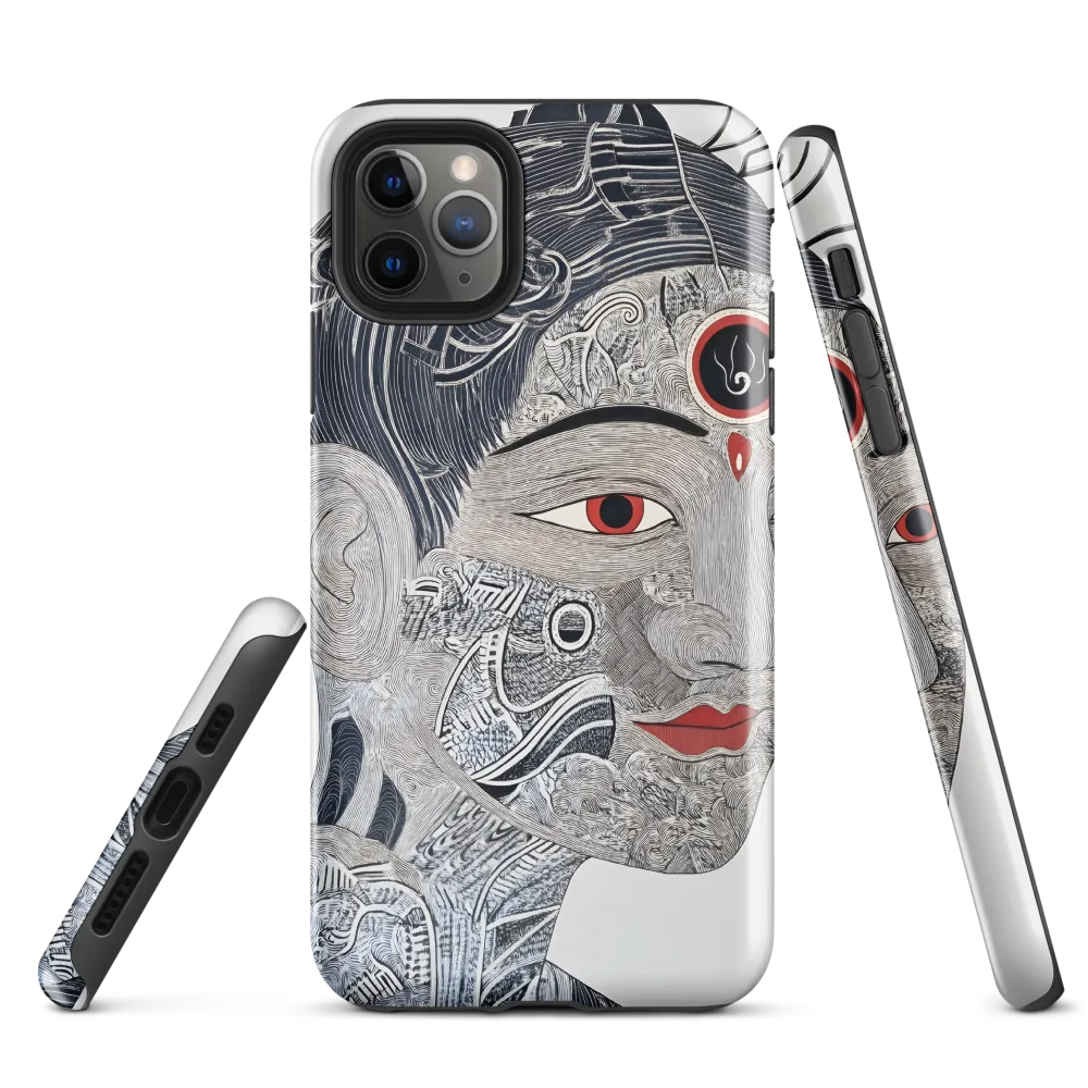 Mystical Identity: A Portrait in Layers | Phone Case |  11 Pro Max | Tough Case | Glossy