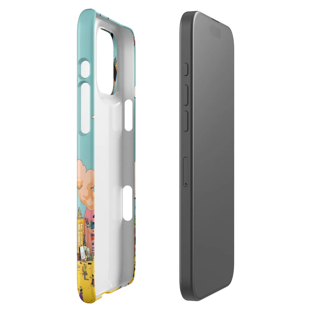 Urban Fantasia: A Whimsical Encounter | Phone Case |  16 Pro Max | Snap Case | Matte