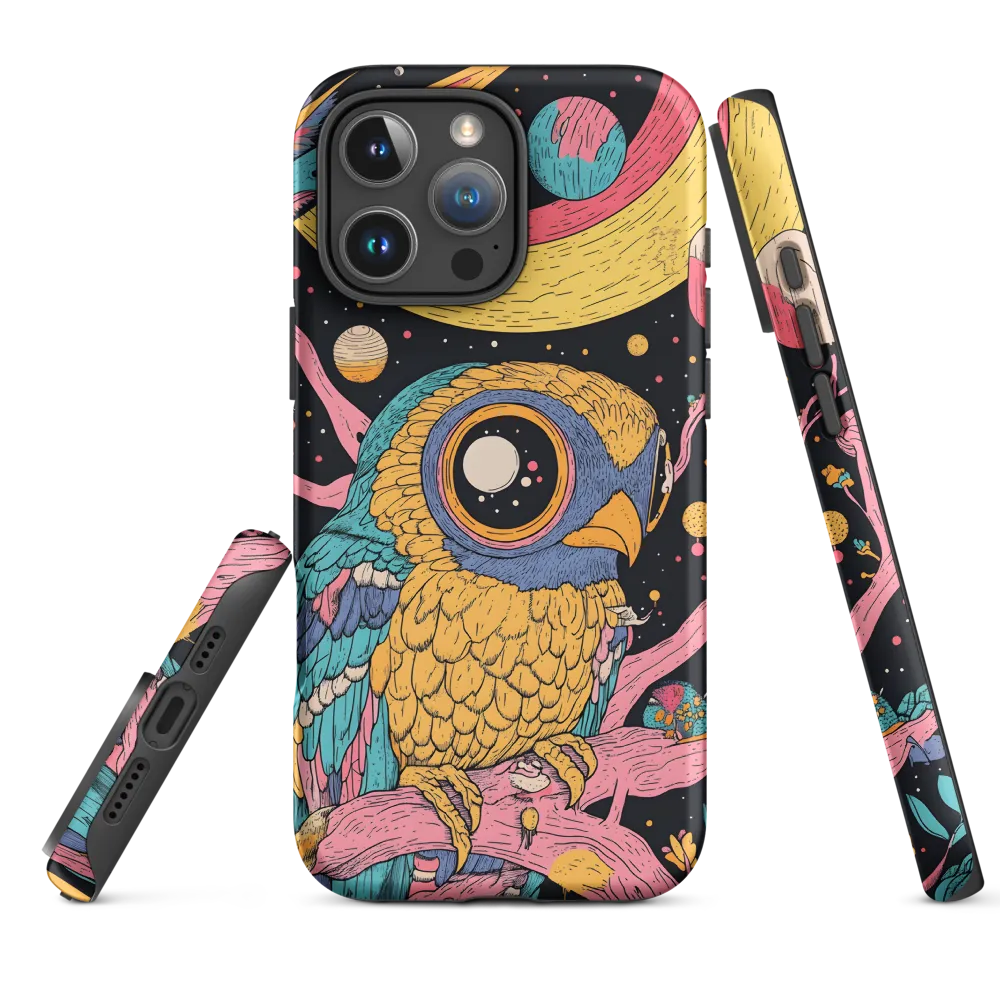 Whimsical Cosmic Owl
