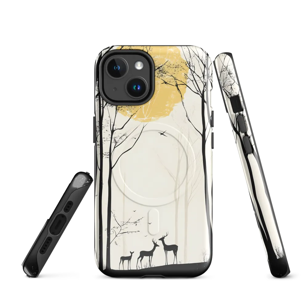 Silhouetted Serenity | Phone Case |  14 | MagSafe® Tough Case | Glossy