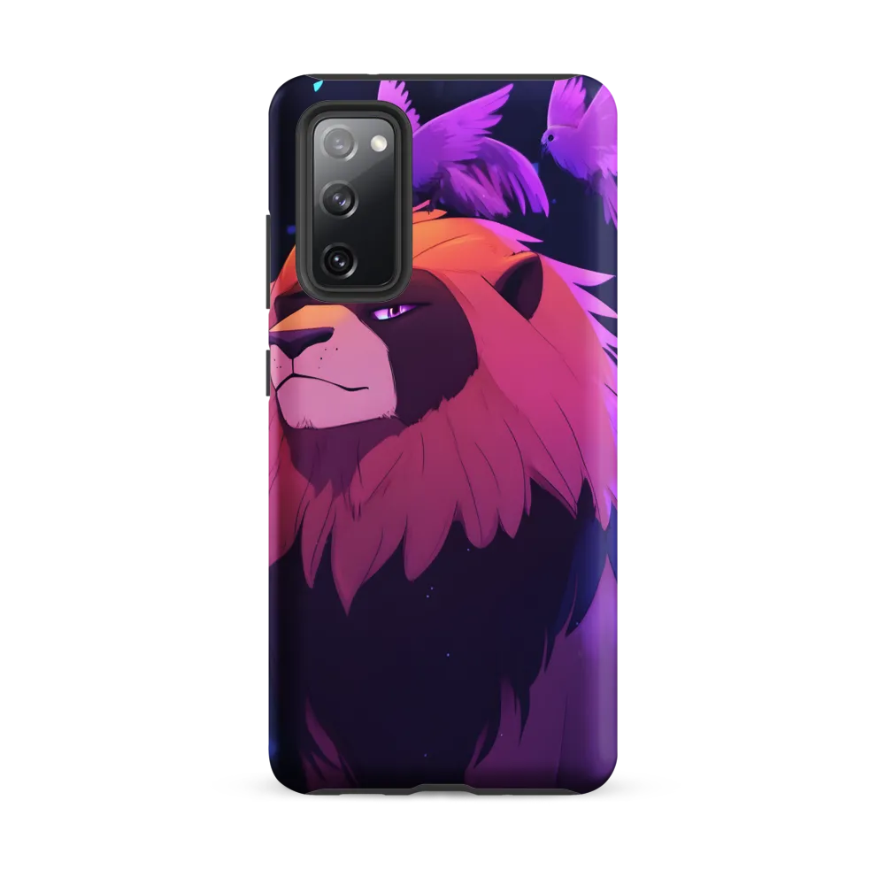 Regal Serenity: The Majestic Lion | Phone Case |  S20 FE | Tough Case | Matte