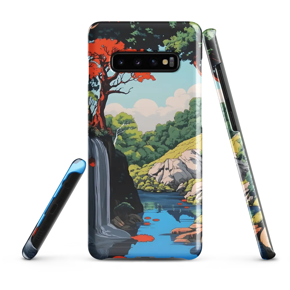 Elysian Cascade | Phone Case |  S10 Plus | Snap Case | Glossy