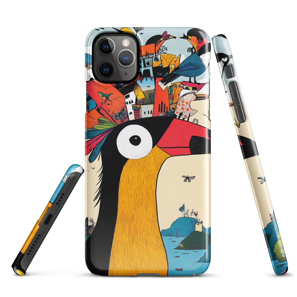 The Whimsical Birdscape | Phone Case |  11 Pro Max | Snap Case | Glossy