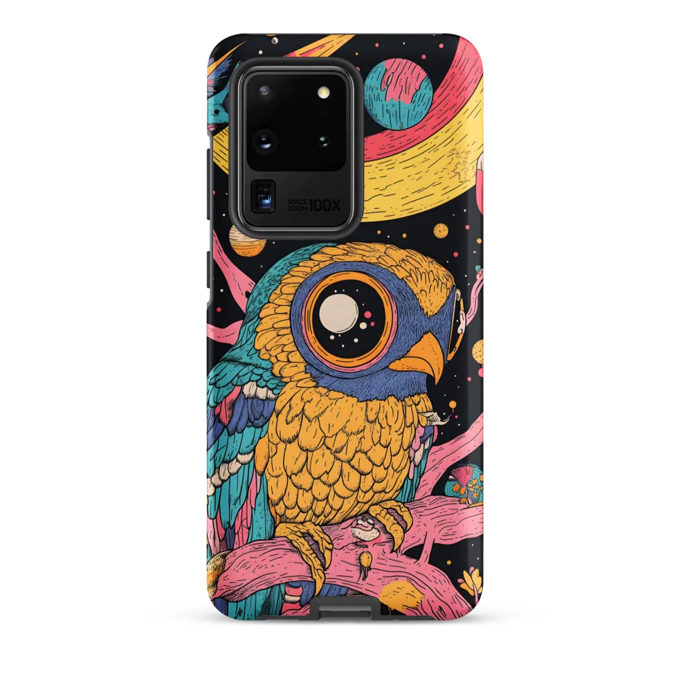 Whimsical Cosmic Owl