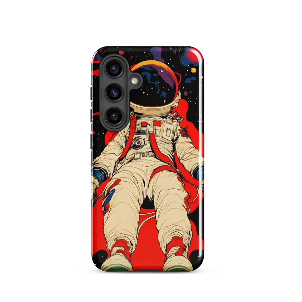 Astronaut in Cosmic Reverie | Phone Case |  S24 | Tough Case | Glossy