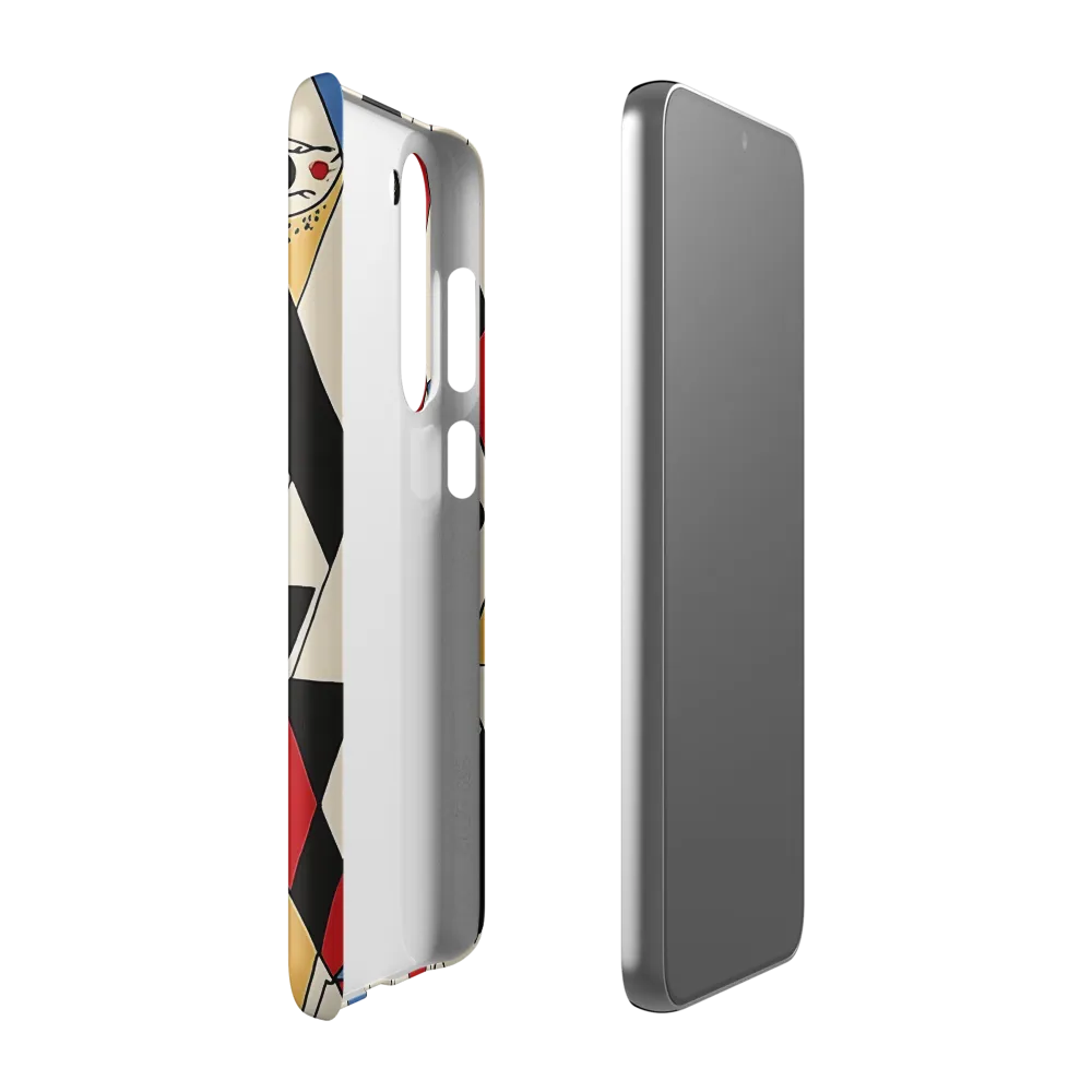 Dynamic Geometric Symphony | Phone Case |  S23 Plus | Snap Case | Matte