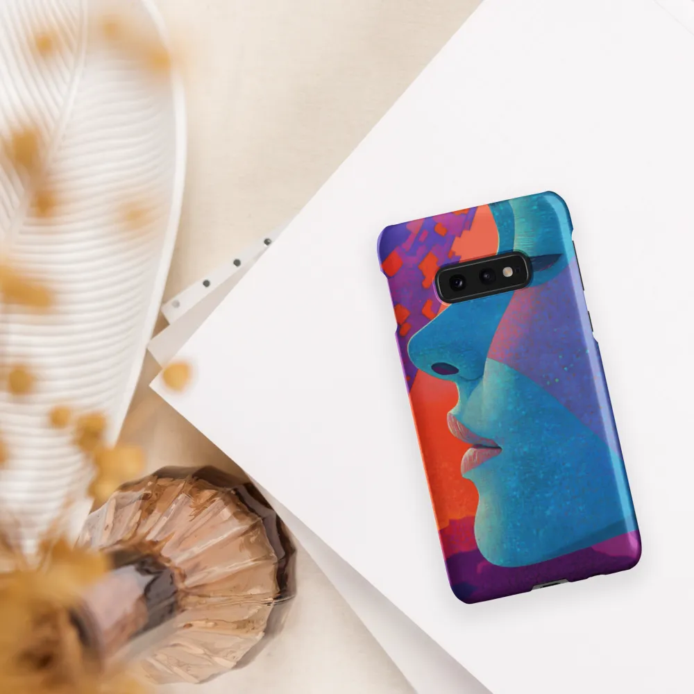 Cyan Profile with Magenta Mosaic