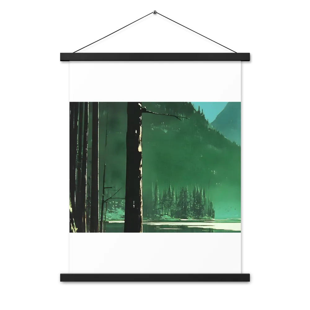 Reflections of Tranquility | Poster With Black Wood Hanger | 18″×24″