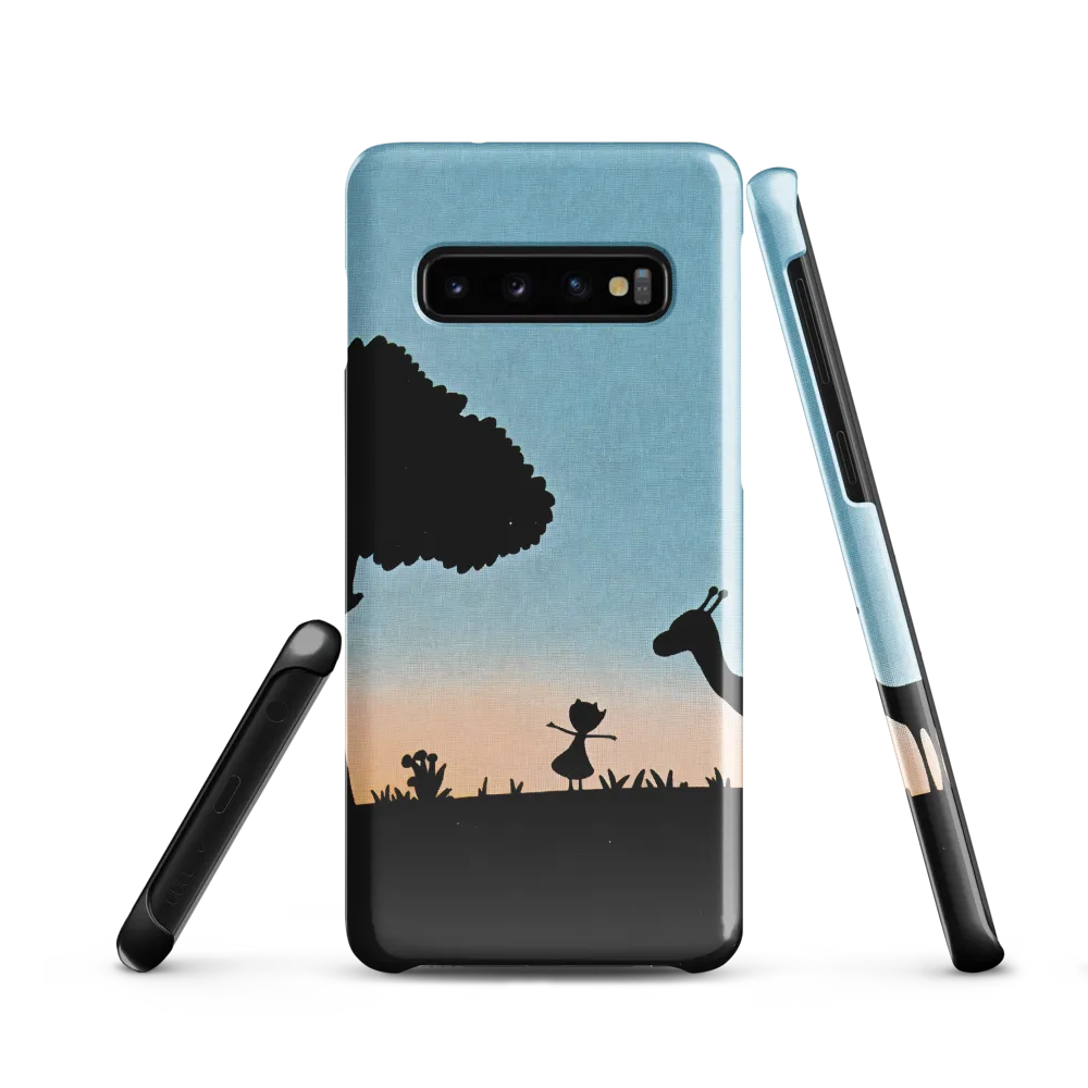 Curiosity in the Silhouette | Phone Case |  S10 | Snap Case | Glossy