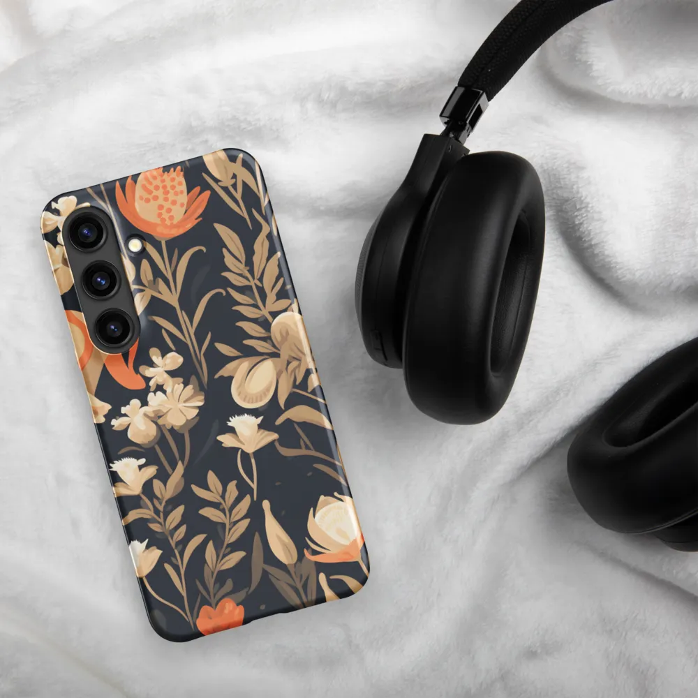 Floral Harmony: A Dance in the Dark