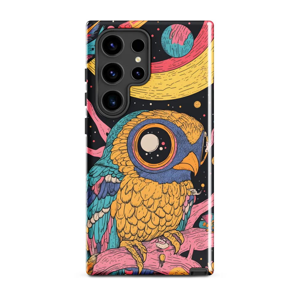 Whimsical Cosmic Owl