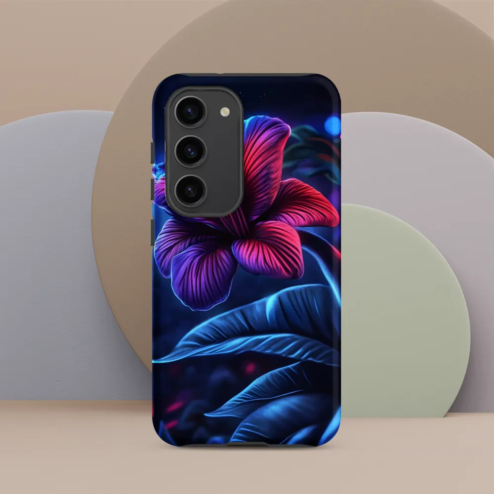 Illuminated Serenity: The Surreal Blossom