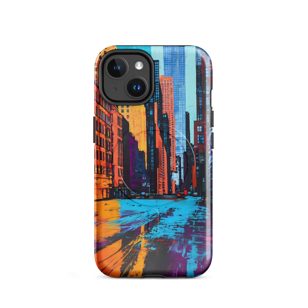 Vibrant Urban Horizons | Phone Case |  14 | MagSafe® Tough Case | Glossy
