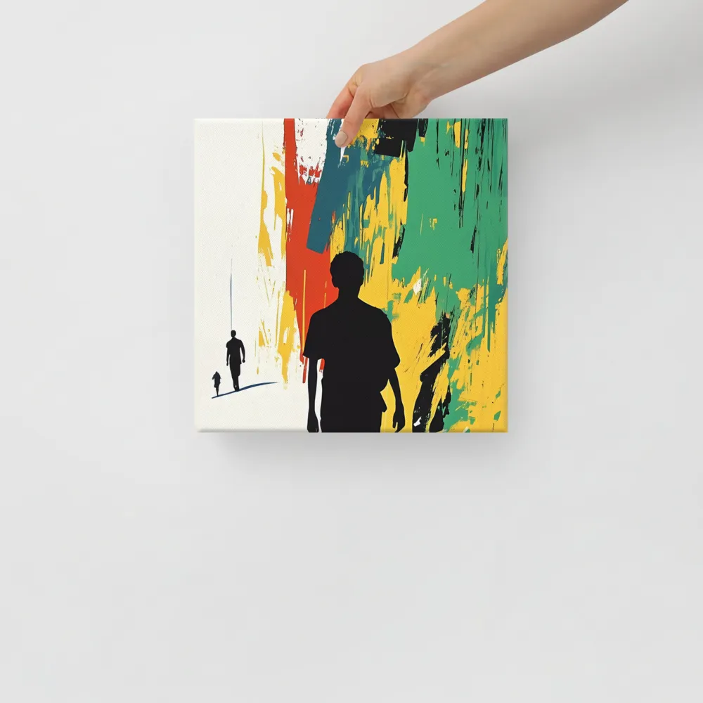 Journey of Silhouettes | Canvas | 12″×12″
