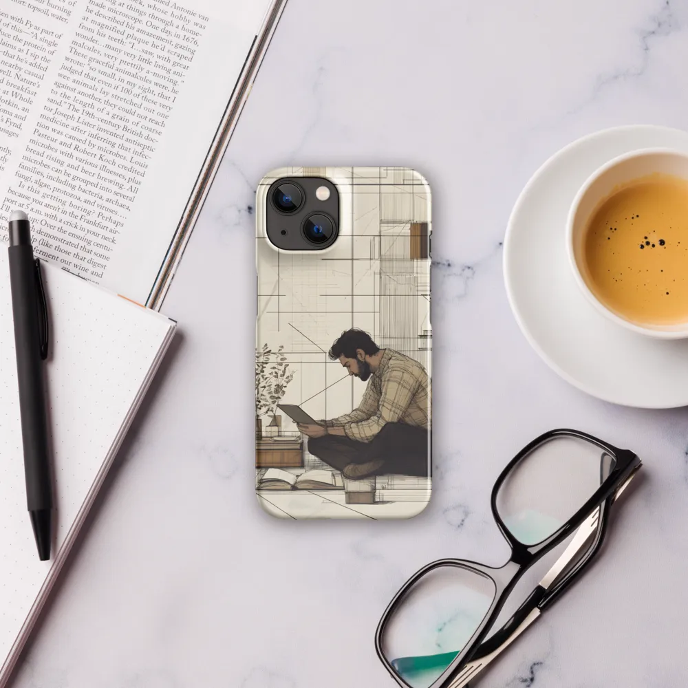 Quiet Reflections in Line | Phone Case |  14 | Snap Case | Glossy