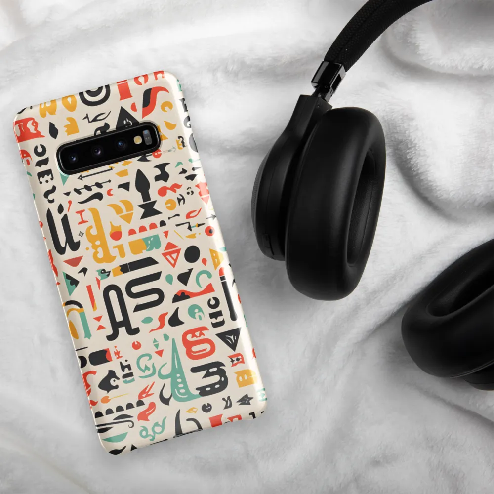 A Symphony of Symbols | Phone Case |  S10 Plus | Snap Case | Glossy