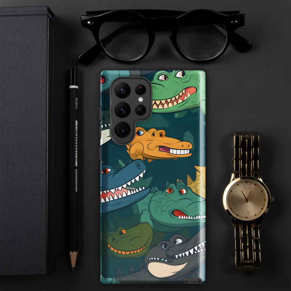 Cheerful Crocodilian Parade