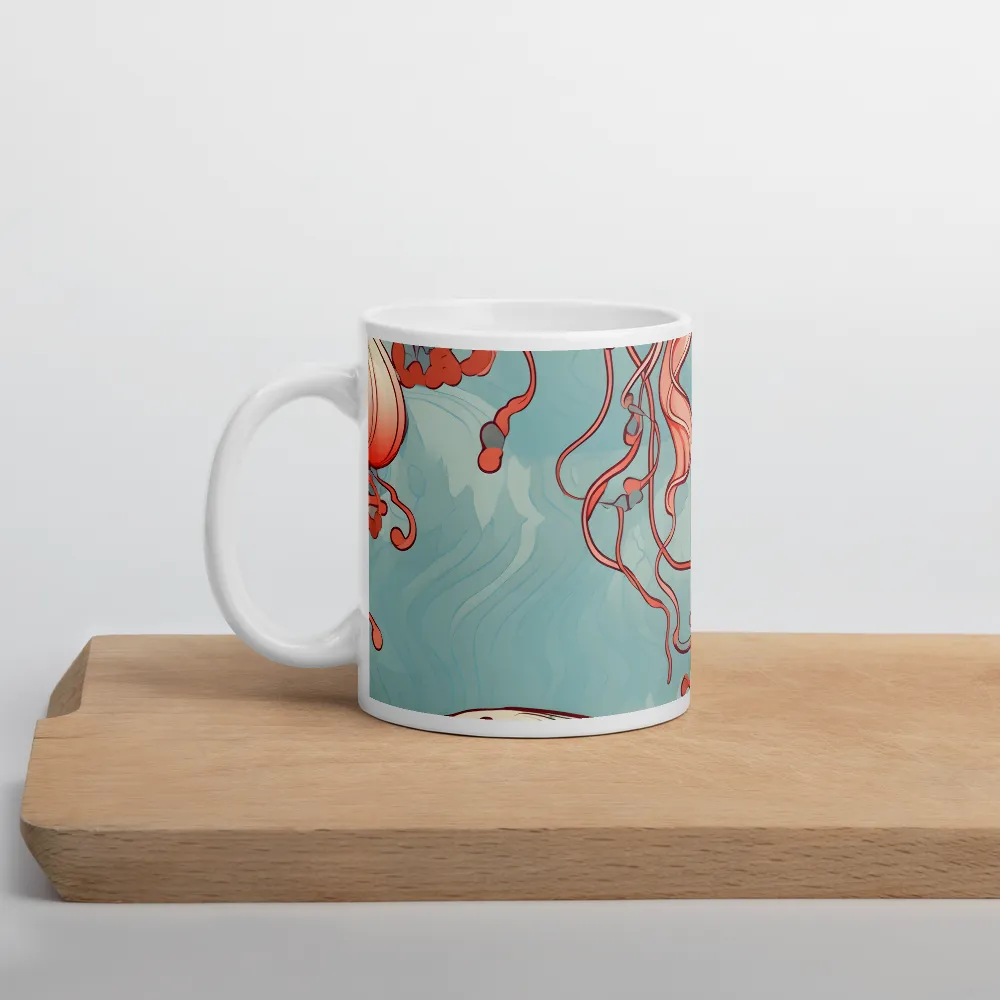 Ethereal Dance of Jellyfish | Mugs | Multiple Sizes & Colors