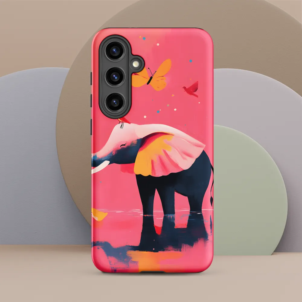 Whimsical Serenity: The Playful Elephant