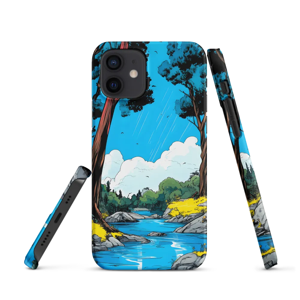 Tranquil River in a Comic Landscape