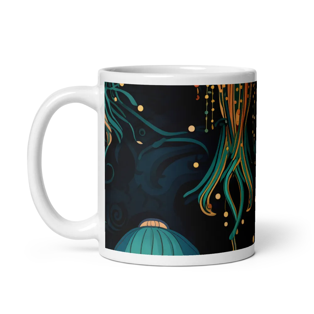 Symphony of Jellyfish | Mug with White inside | 11 oz