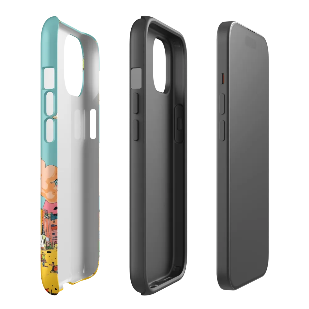 Urban Fantasia: A Whimsical Encounter | Phone Case |  15 | Tough Case | Matte