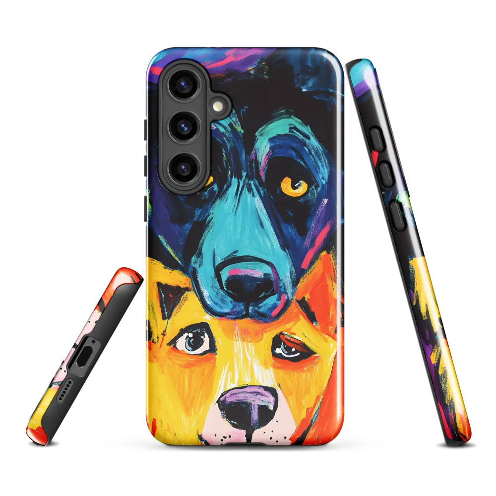 Vibrant Companions: An Expression of Canine Spirit