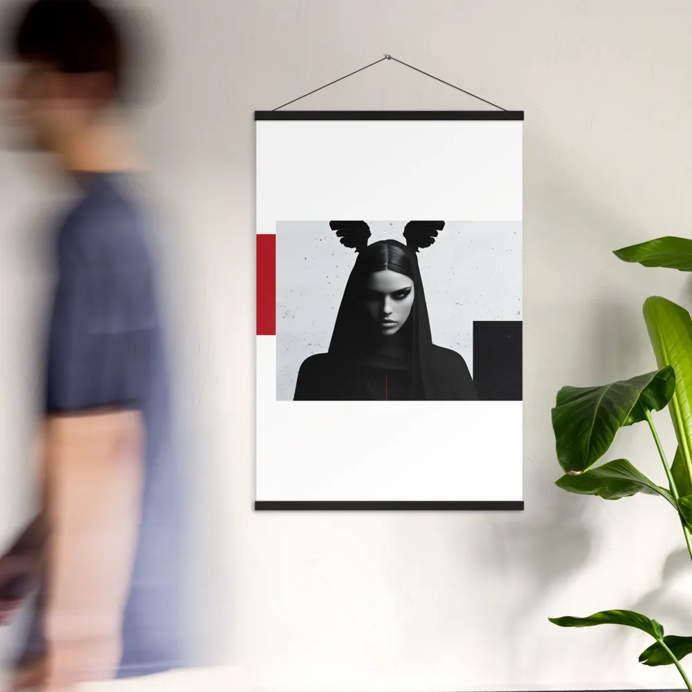 Whispers of Darkness | Poster With Black Wood Hanger | 24″×36″