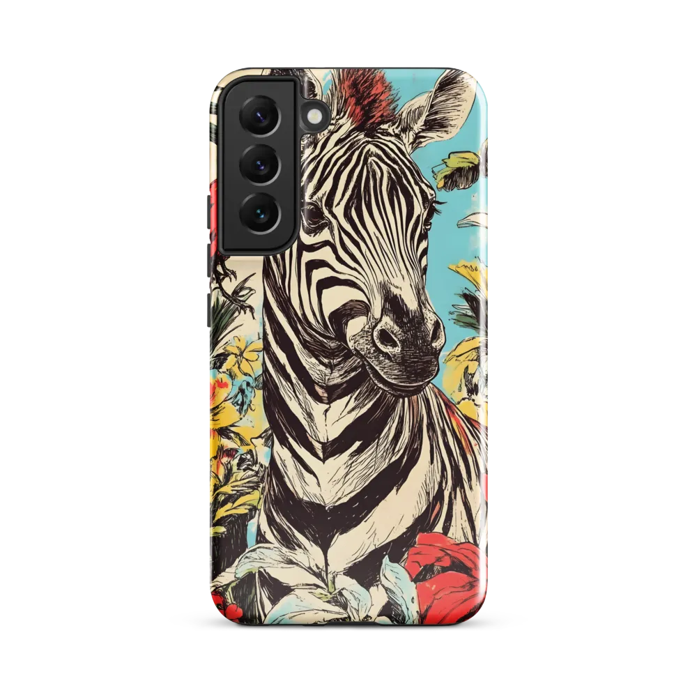 Zebra in Tropical Reverie