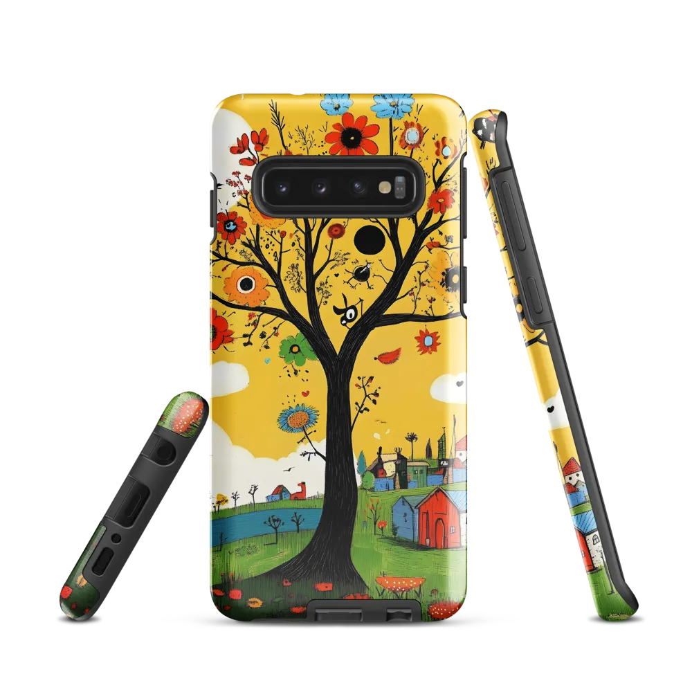 Whimsical Blooms of Life | Phone Case |  S10 | Tough Case | Glossy