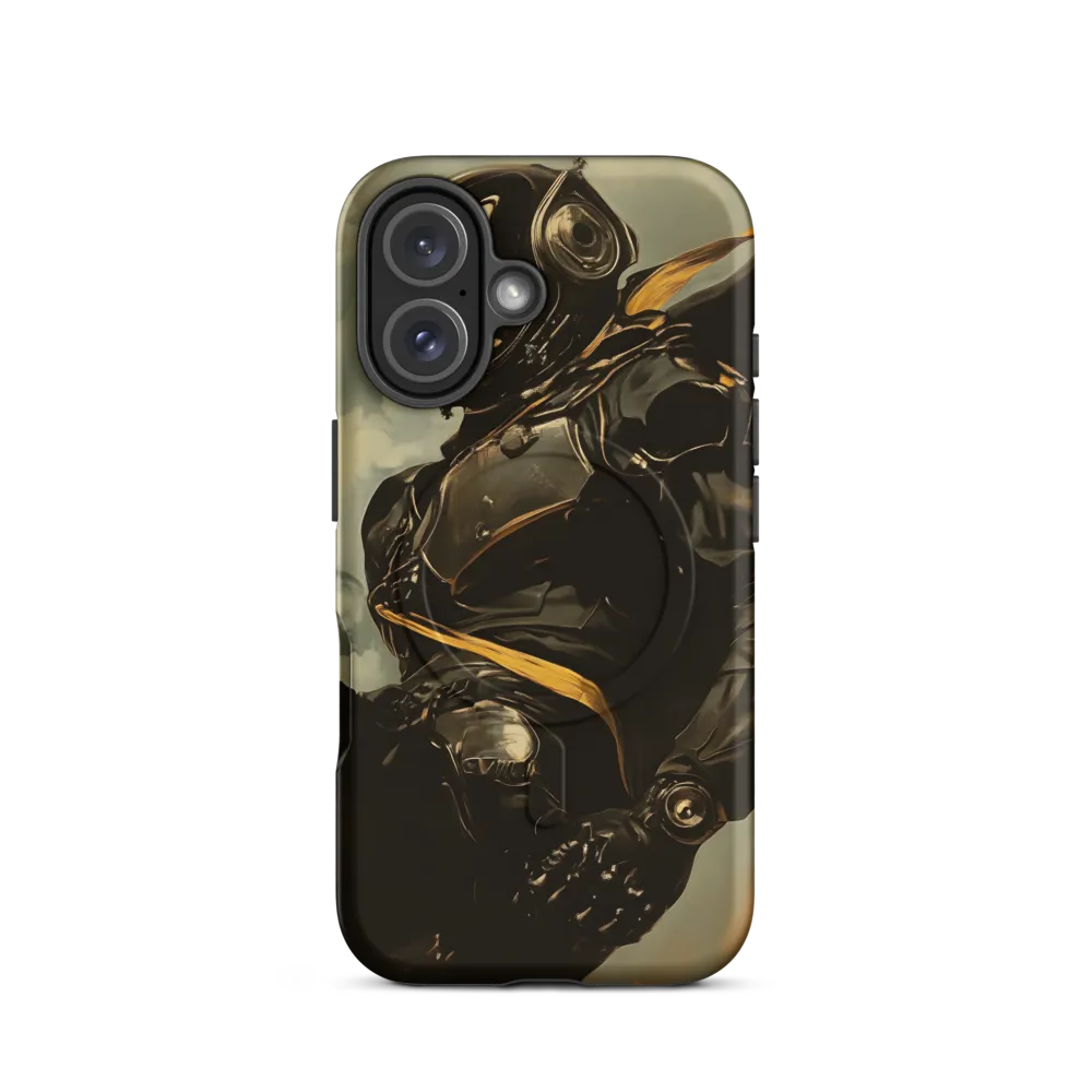 Ethereal Explorer: The Enigmatic Astronaut | Phone Case |  16 | MagSafe® Tough Case | Matte