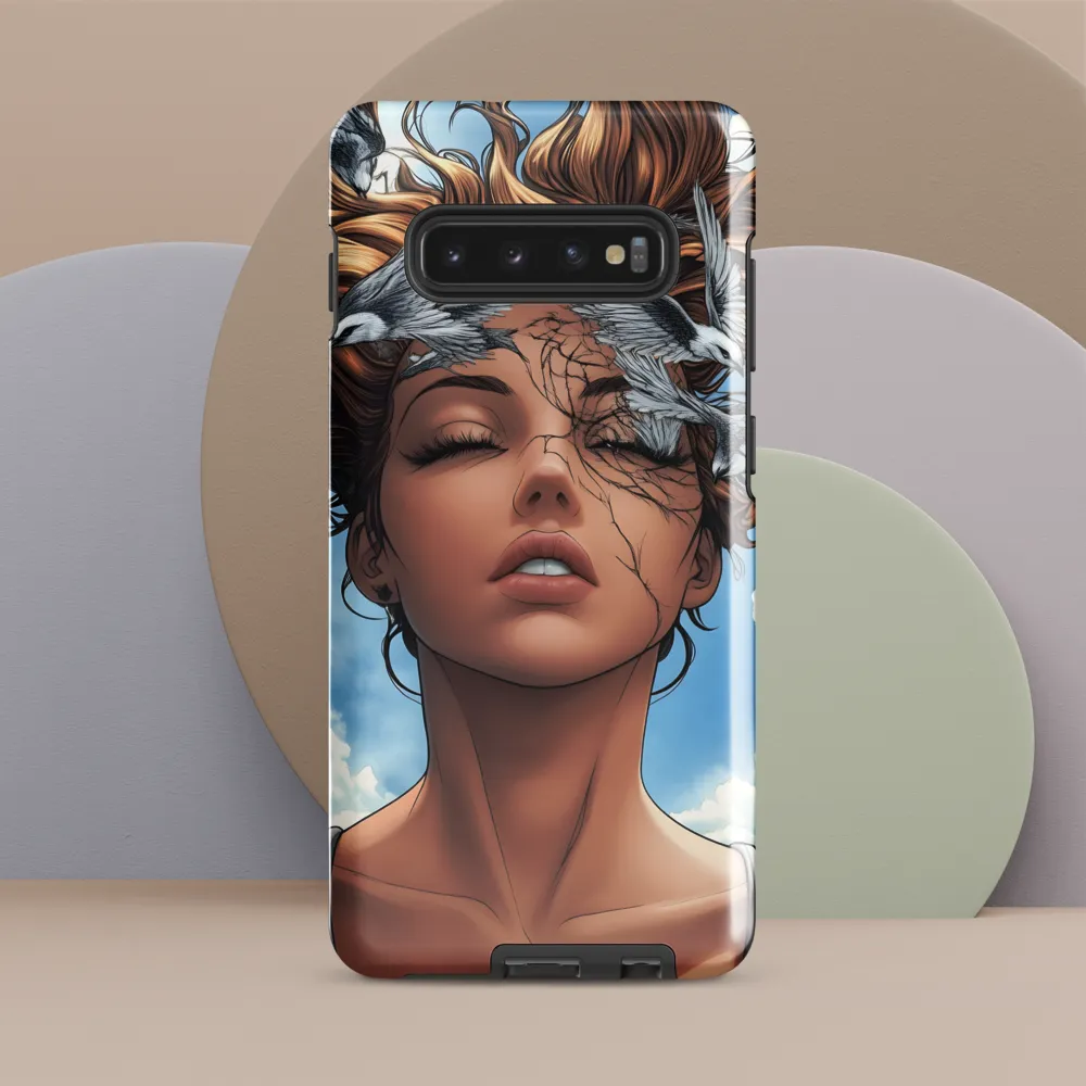 Breaking Free: The Flight of Self-Discovery | Phone Case |  S10 Plus | Tough Case | Glossy