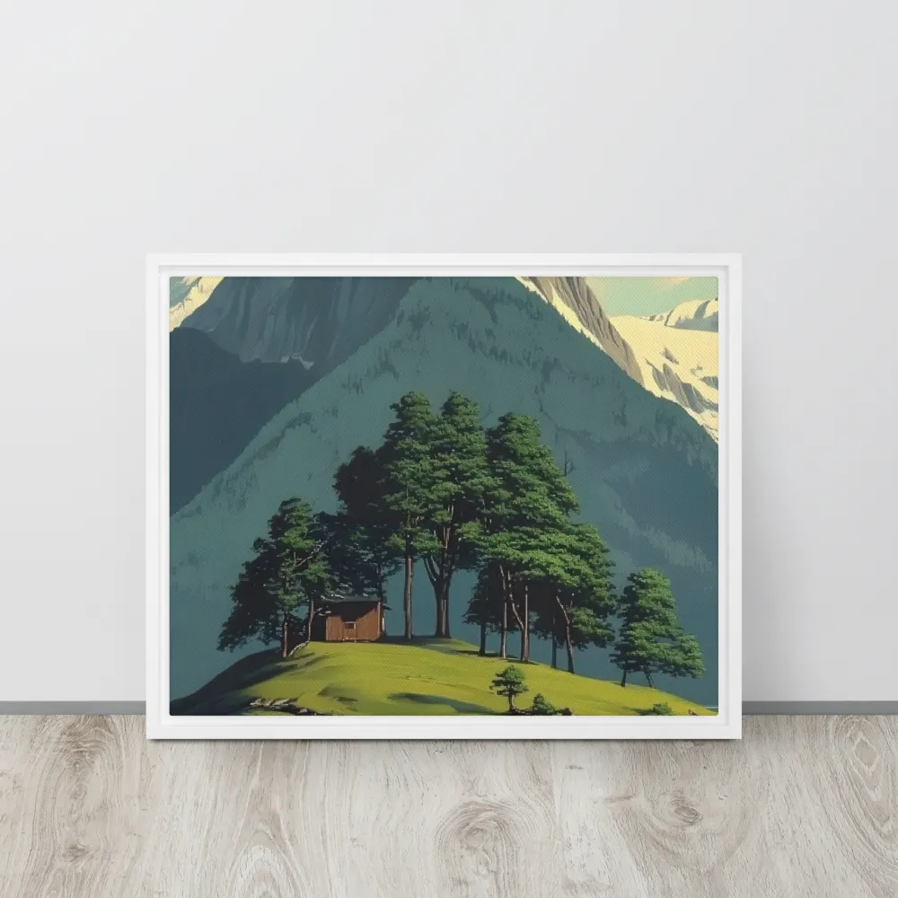 Whispers of Tranquility | Canvas with White Frame | 16″×20″