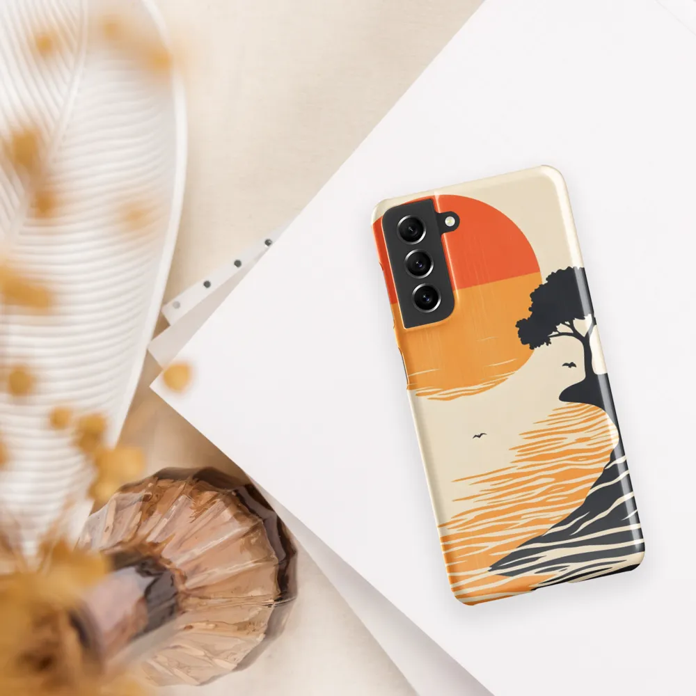 Serene Sunset | Phone Case |  S21 | Snap Case | Glossy