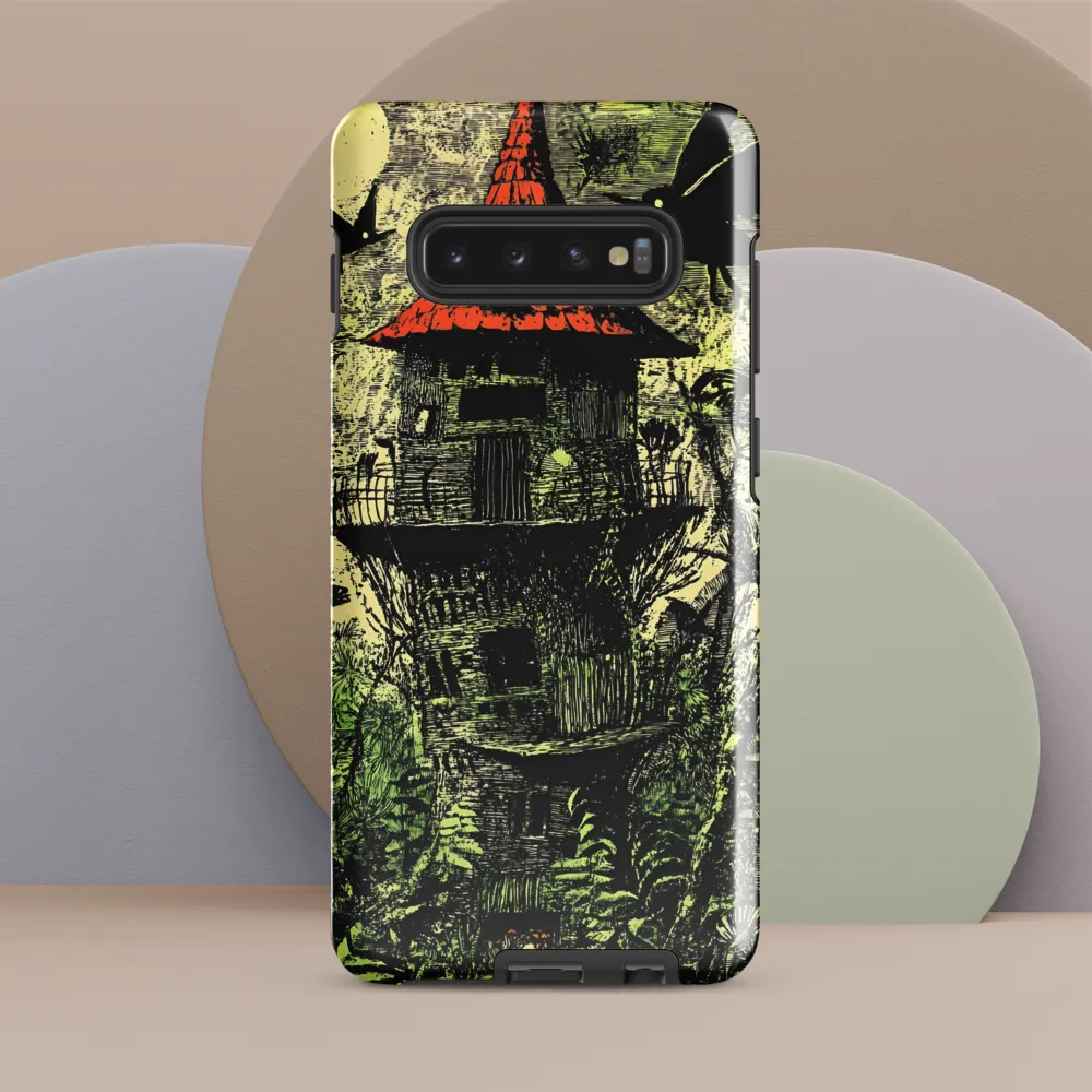 Enchanted Tower Under a Moonlit Sky | Phone Case |  S10 Plus | Tough Case | Glossy