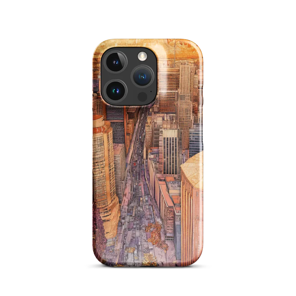 Mosaic Cityscape at Dusk