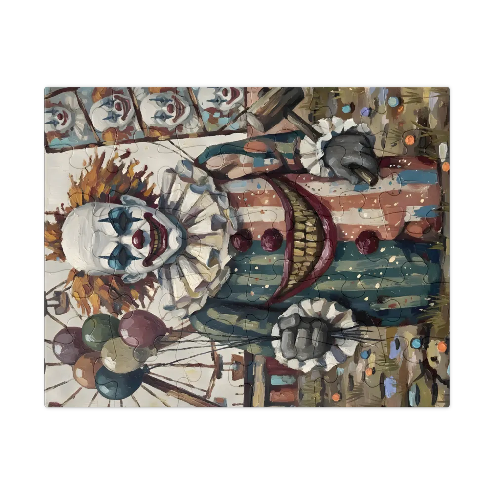 The Carnival Grin 
 Jigsaw Puzzle in Tin Box