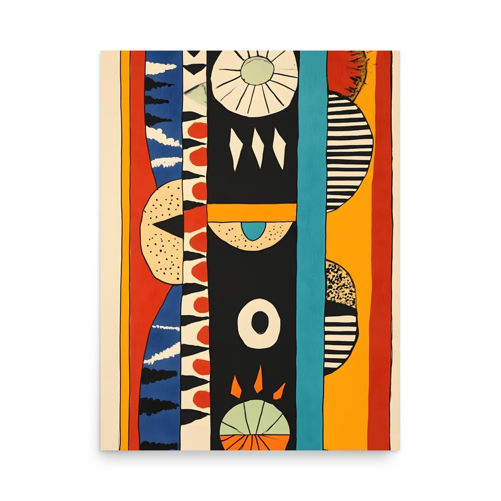 Playful Geometry: A Modern Abstract Exploration | Poster | 18″×24″