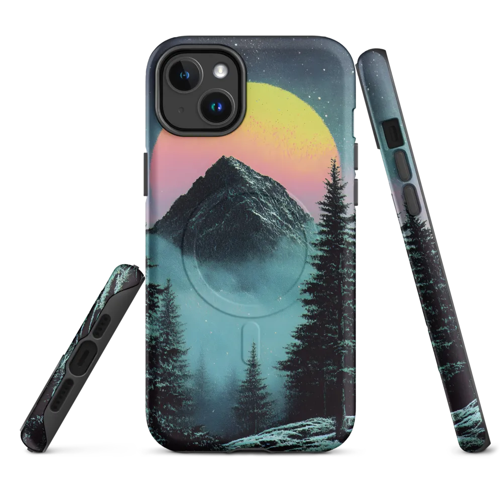 Ethereal Peaks Under Celestial Lights
